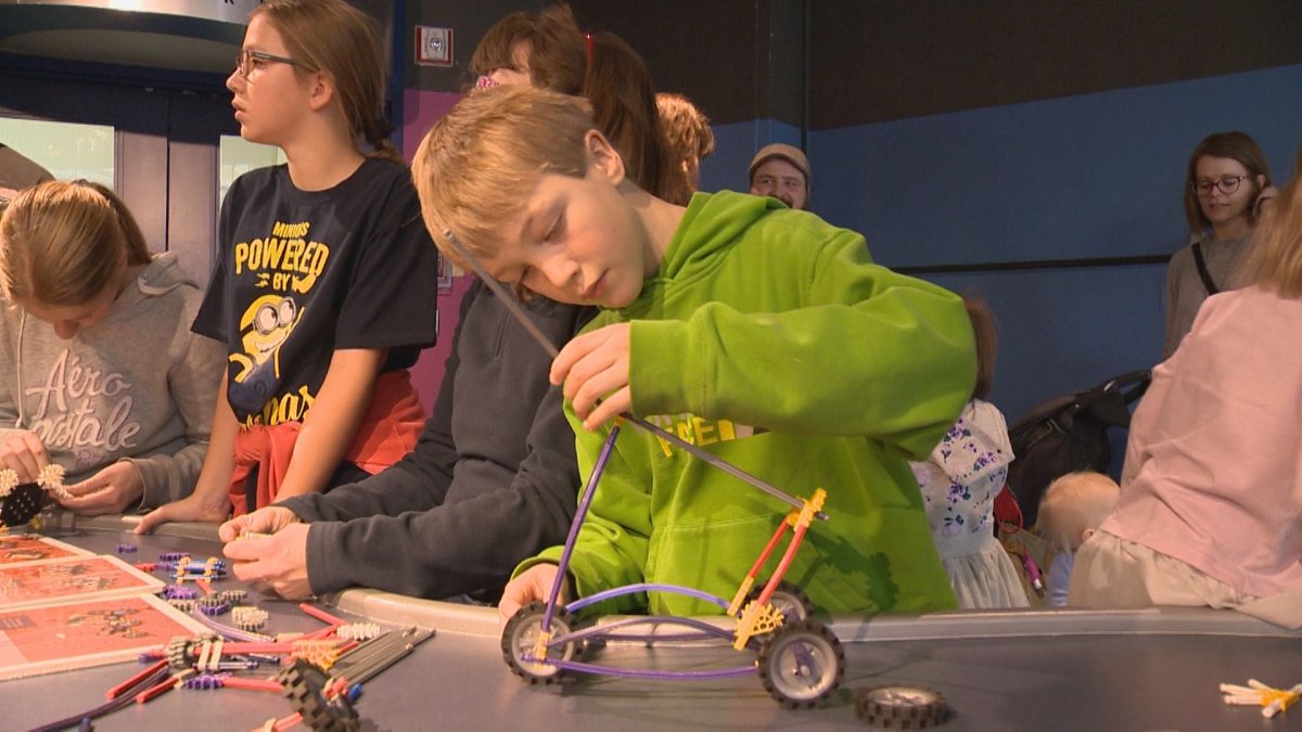 Close to 900 people attended the Noon Year's Eve at the Saskatchewan Science Centre.