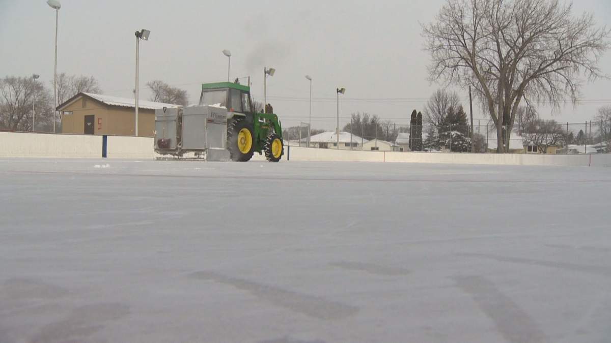 The ice rink at North Kildonan Community Centre in 2013.