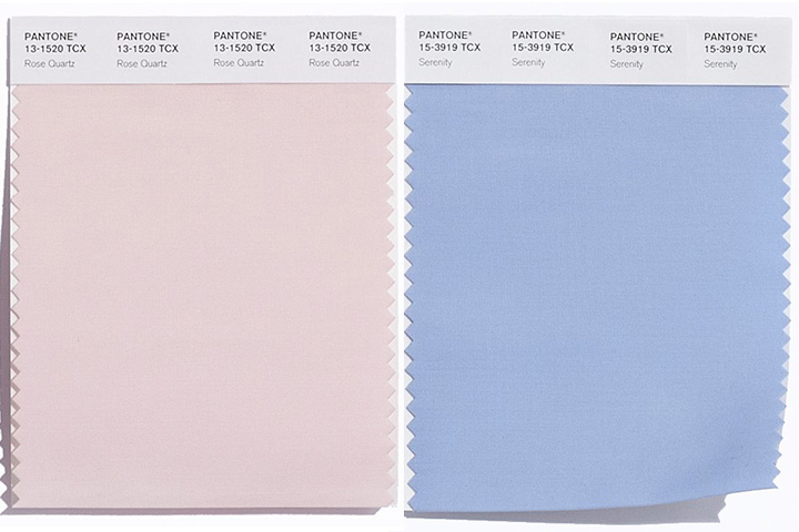 Pantone's new dual colours of the year.