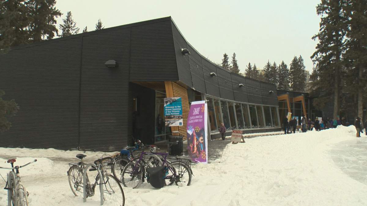 The City of Edmonton opened the doors on a new pavilion in Victoria Park on Dec. 12, 2015.