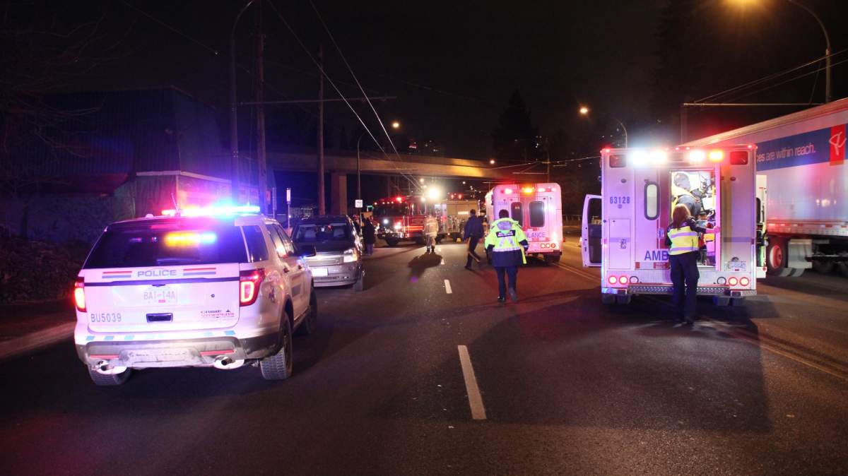 Pedestrian seriously injured after getting hit by car in Burnaby - BC ...