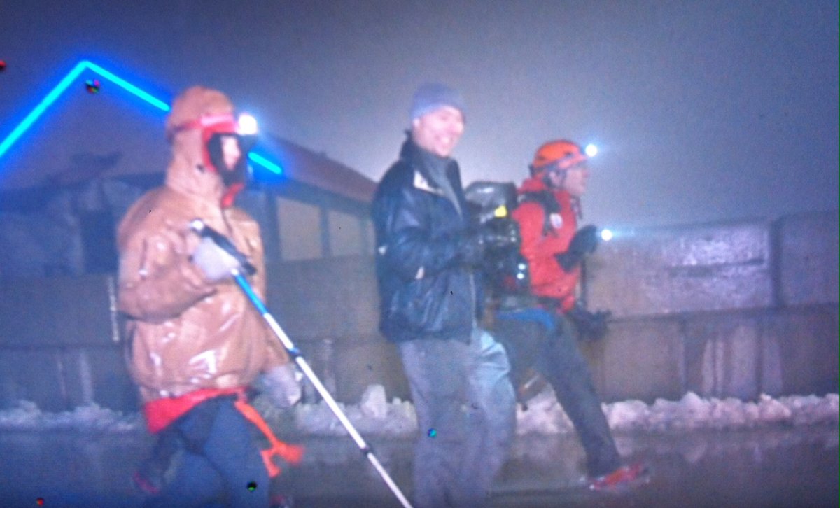Two tourists are rescued by North Shore Rescue after getting lost on Dog Mountain on December 1, 2015. 