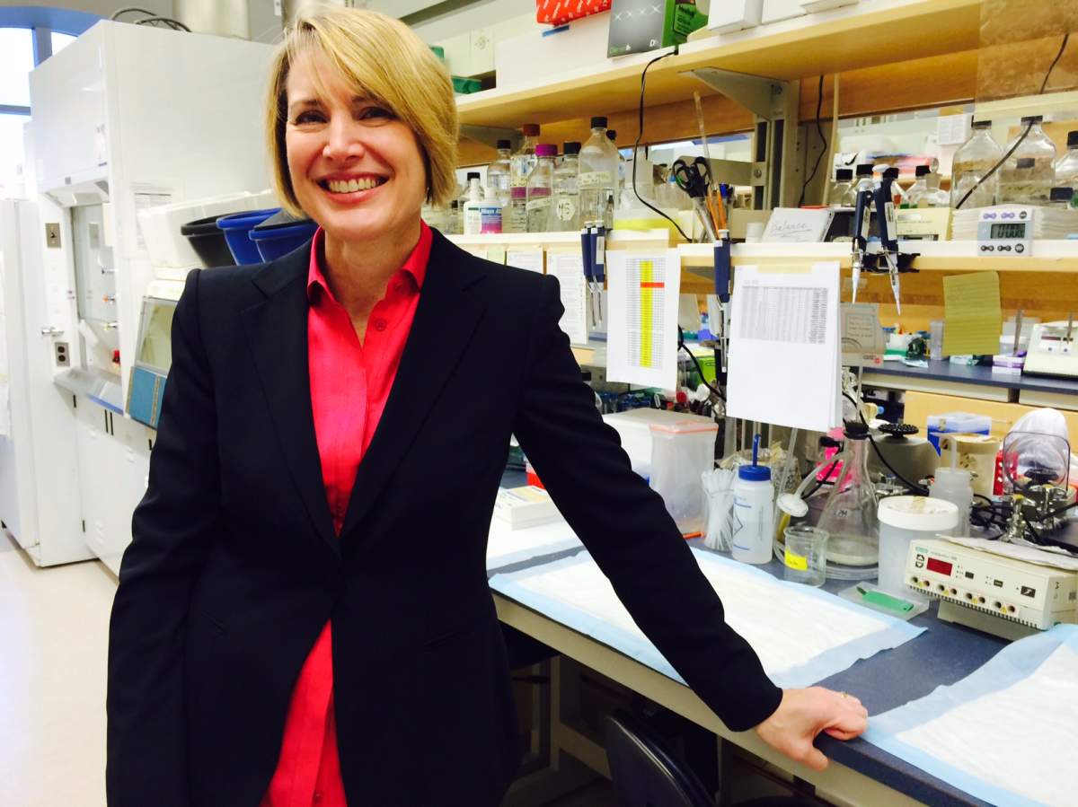 Dr. Marianne Sadar, discoverer of the new drug to battle advanced prostate cancer.