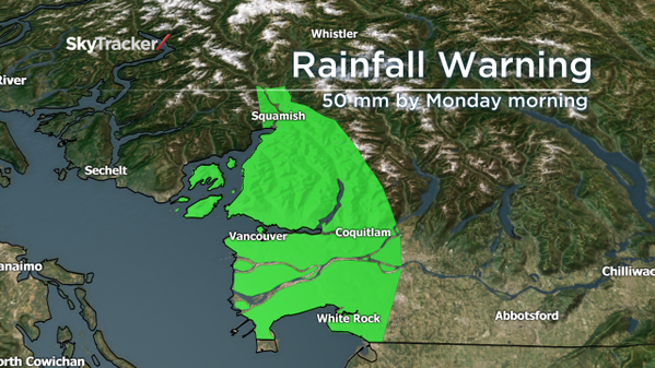 Rainfall Warning In Effect For Metro Vancouver And Howe Sound As Second ...