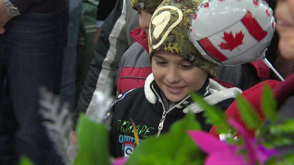 The first of Syrian refugees destined for N.B. arrived Saturday.