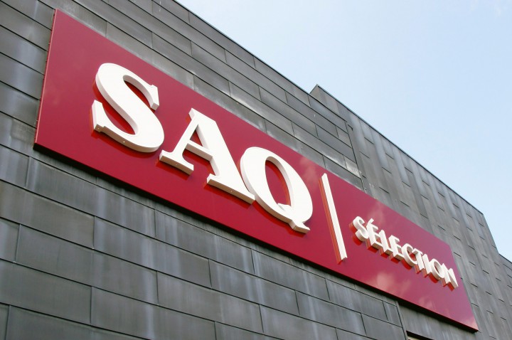 SAQ store sign.