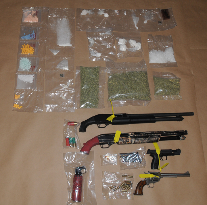 Three people are facing over 100 charges following a drug bust in Saskatoon.