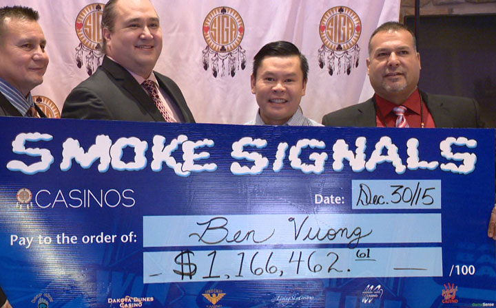 A Saskatoon man became Saskatchewan’s newest millionaire during the holidays at Dakota Dunes Casino.