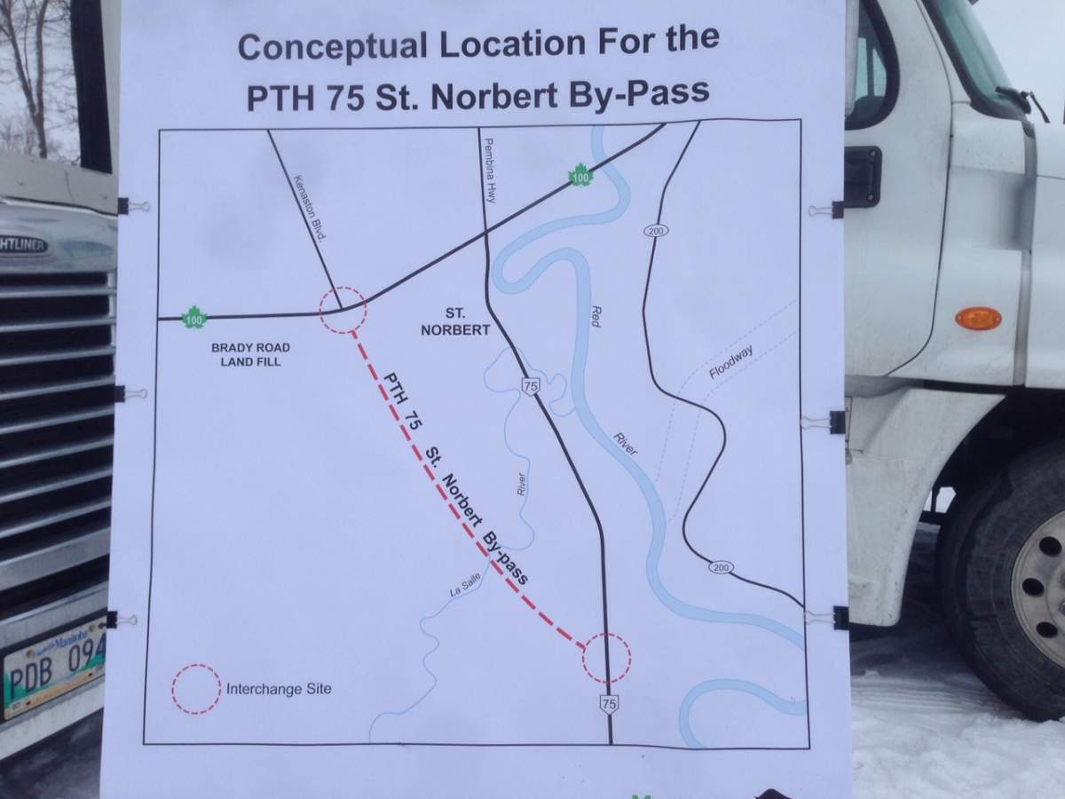 The new highway link that will bypass St. Norbert was originally proposed in 2015.