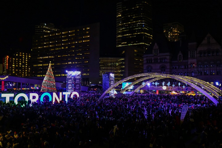 The public skating rink at Nathan Phillips Square will hopefully reopen on Christmas Day.
