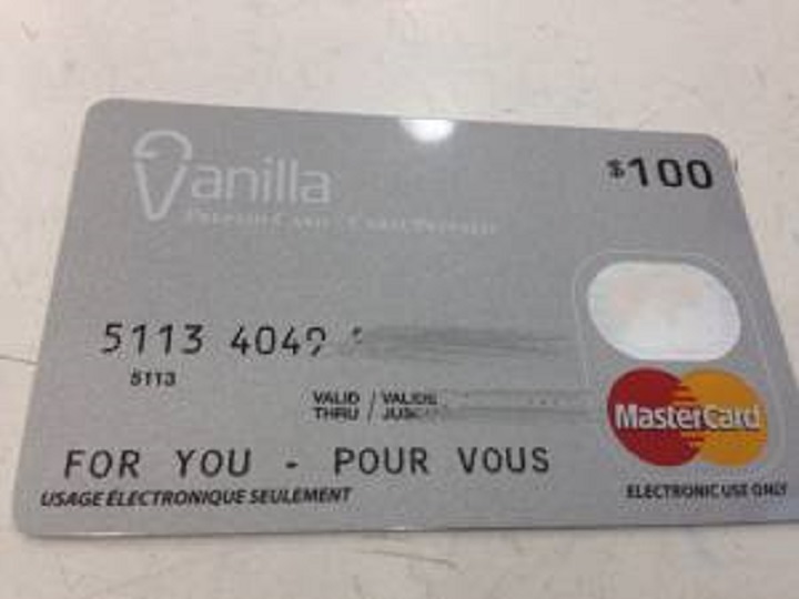 one vanilla card scam