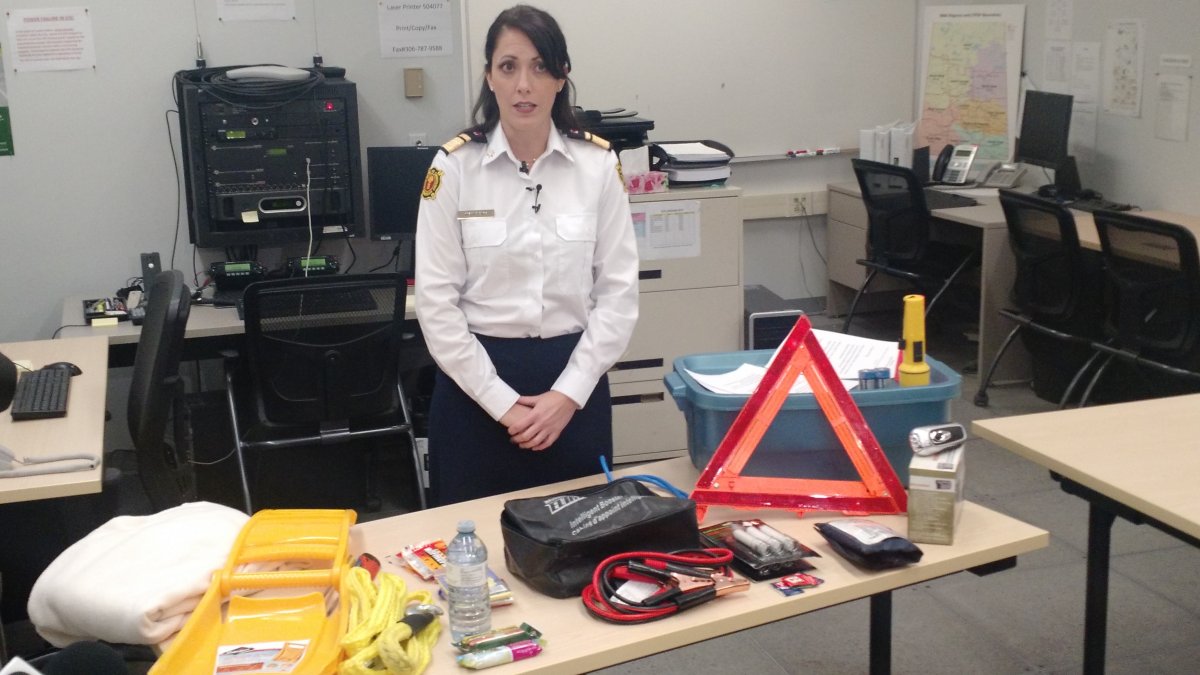 Deputy Commissioner of Emergency Management & Fire Safety Mieka Cleary goes over good things to have in a winter road kit. This all cost about $100.