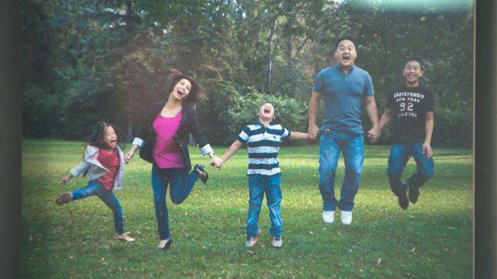 Cyndi Duong, David Luu and their children seen here in a family photo.