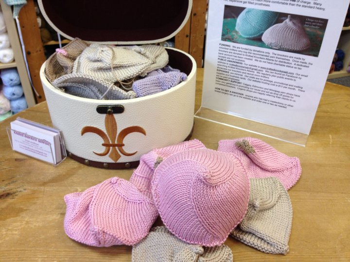 Alberta group provides ‘knitted knockers’ to breast cancer survivors
