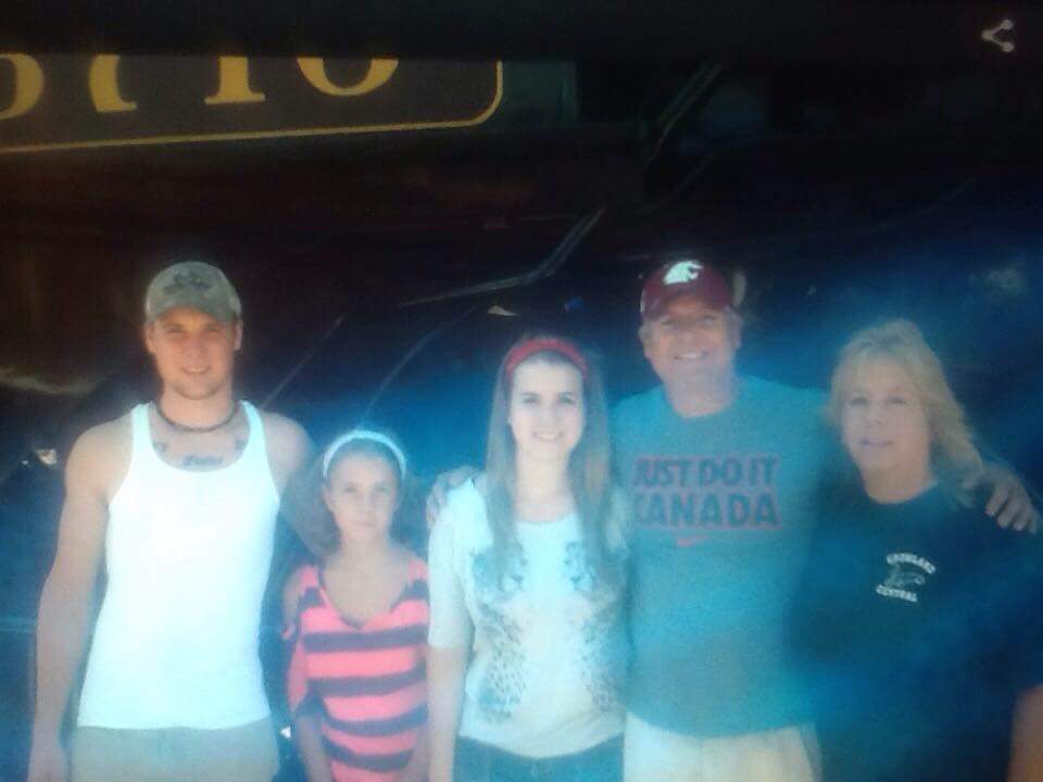 A photo of Drew Foster and his family on GoFundMe, Jan. 17, 2016.