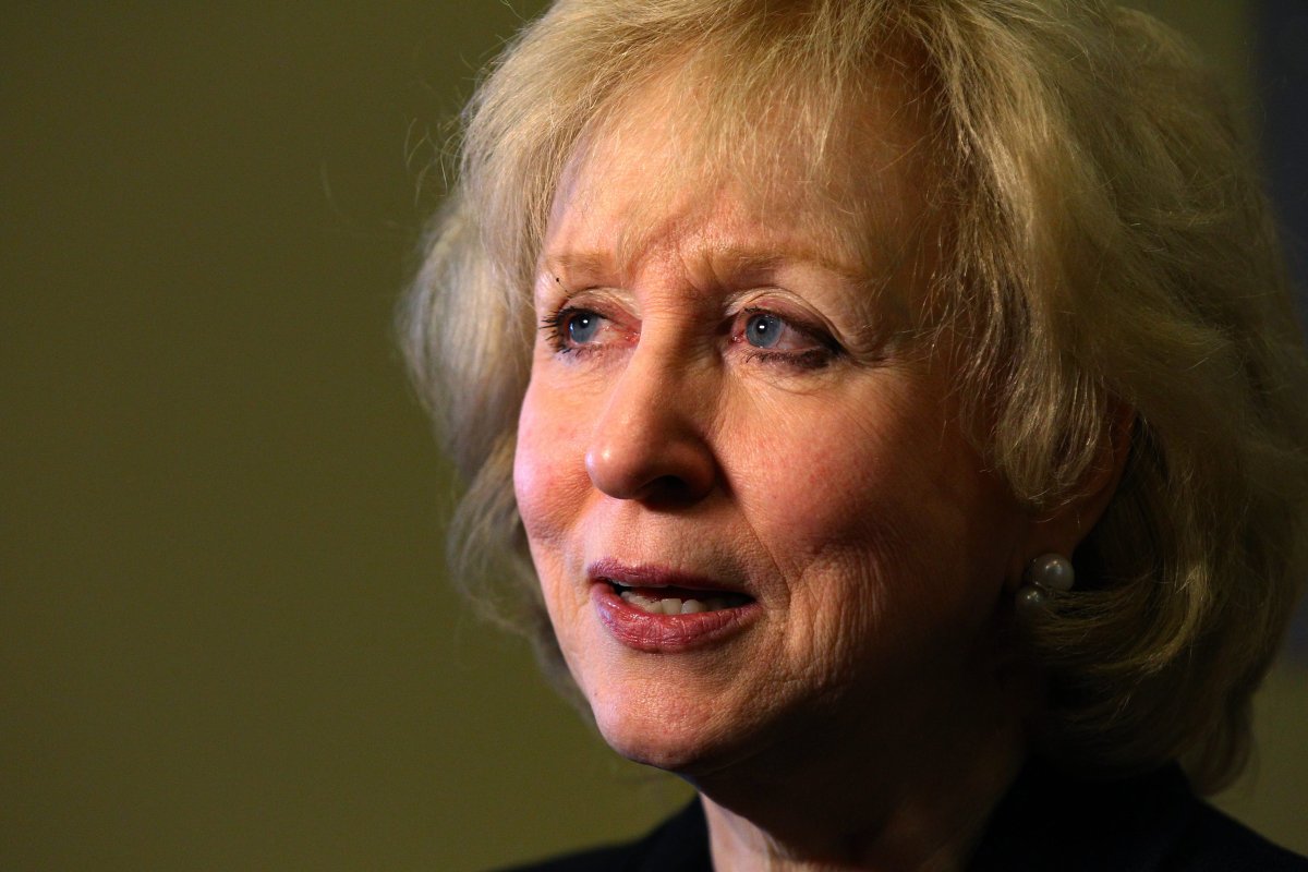 Canada's first (and only so far) female prime minister, Kim Campbell, pictured in January 2015.