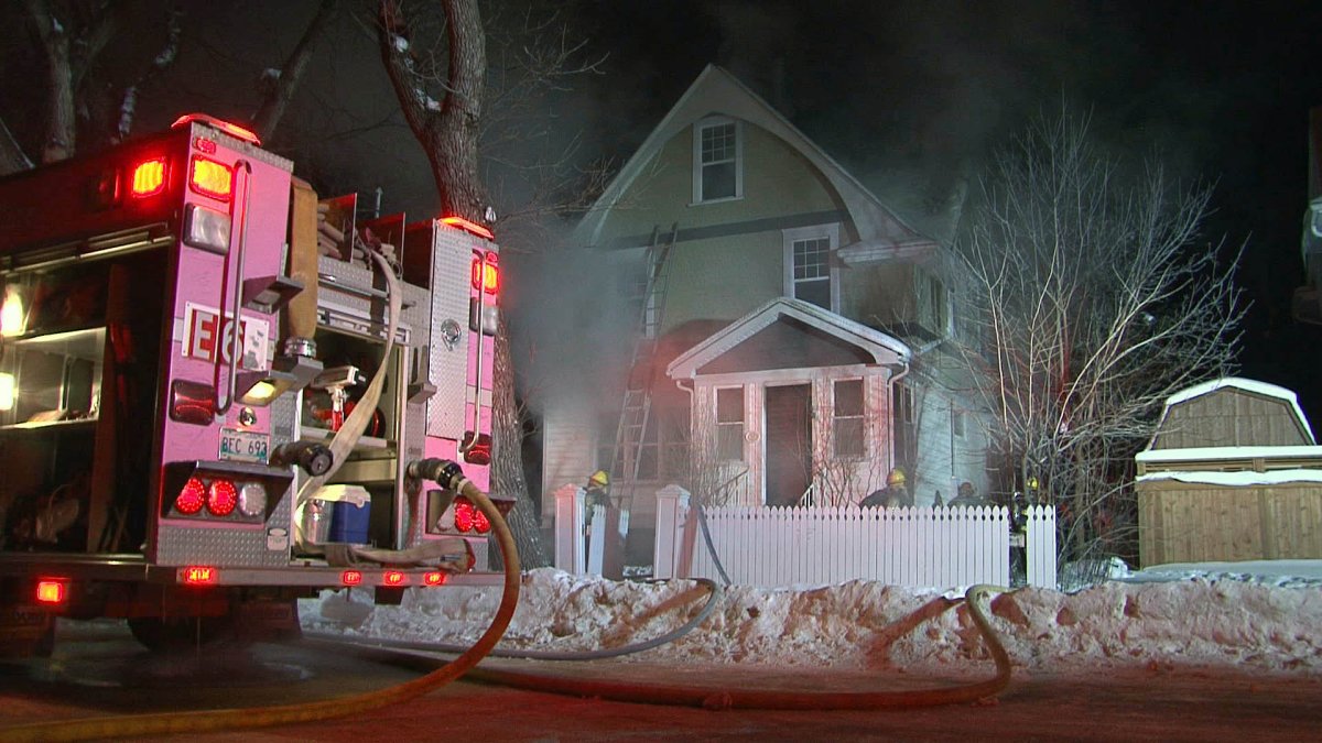 A fire on Cathedral Ave. sent nine people to hospital.