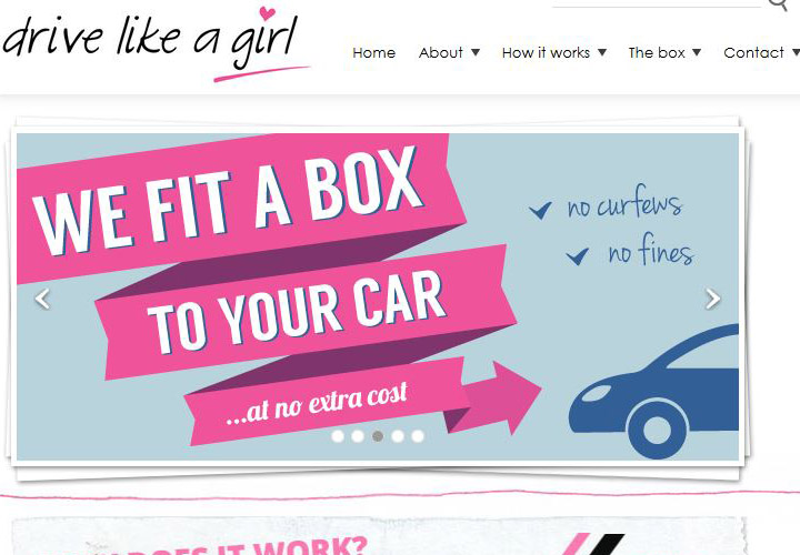 "Girl drivers are safer and deserve lower premiums. It’s unfair that they should be subsidising boy racers," argues British car insurance site drivelikeagirl.com. 