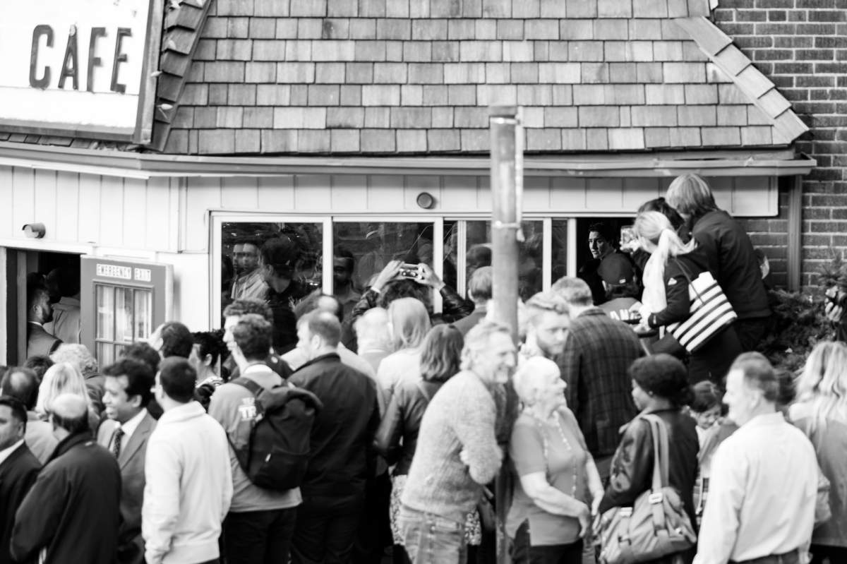 Trudeau campaign event