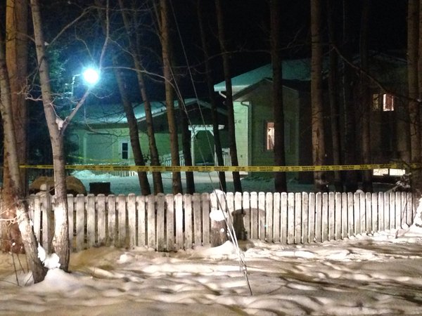 300-block of Dene Street where two brothers were gunned down at the start of a shooting rampage in La Loche, Sask.