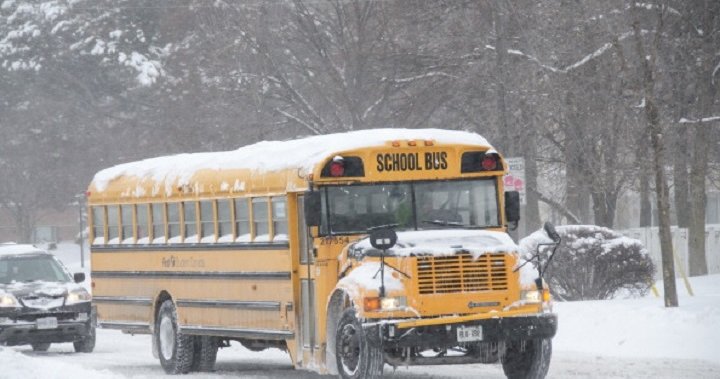 Училищата затварят в сряда, тъй като снежните покривки пр.н.е. Южно крайбрежие