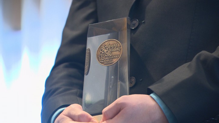 The Award of Excellence is handed out annually to one Saskatoon Public Schools graduate based on academics, personal qualities, leadership and participation.