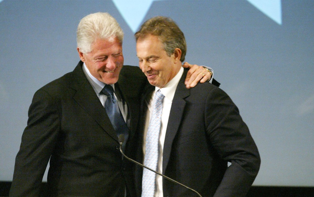 Bill Clinton, Tony Blair