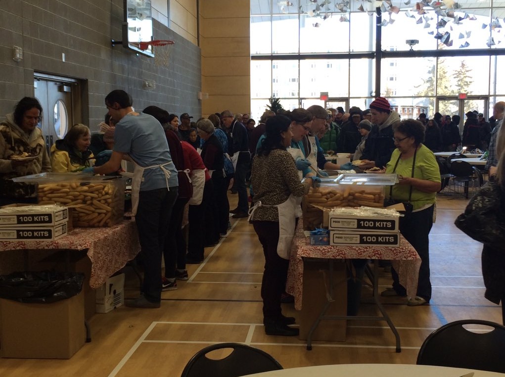 Bissell Centre's annual New Year's Day dinner.