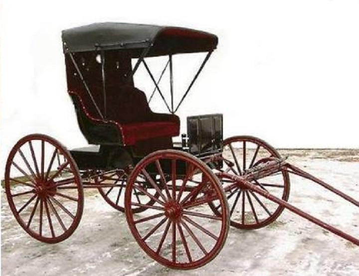 A 1920’s horse drawn buggy along with two 1940’s tricycles have disappeared from a property near the western Manitoba community of Hamiota.