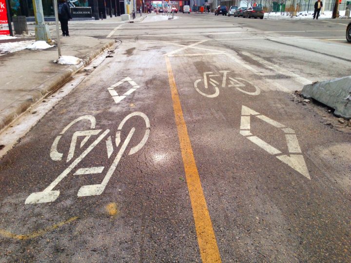 Calgary bike lane