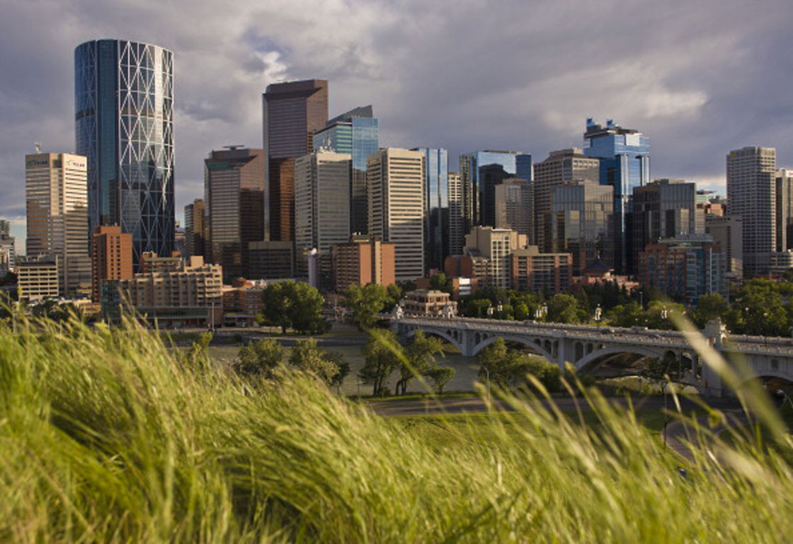 Calgary's skyline.