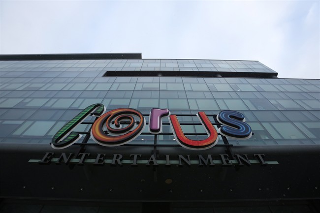 Corus Entertainment's headquarters is shown in Toronto.