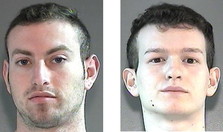 (L) Brodie Clements, 23, and (R) Shahin Bouziane, 20, have both been charged with having underage sex.
