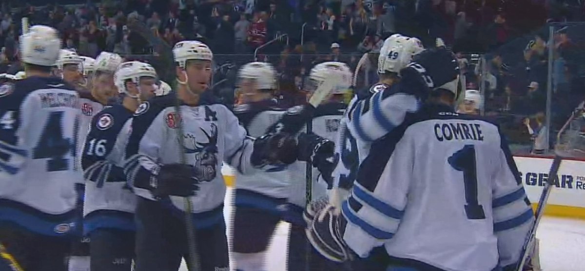The Manitoba Moose will play their first home game against Bakersfield on Oct. 18 at the MTS Centre.