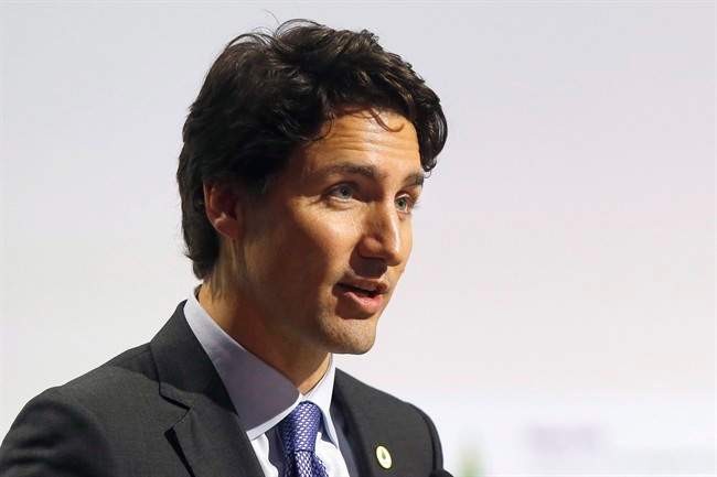 Justin Trudeau, pictured here on Nov. 30, 2015, is meeting with Mayor John Tory for 45 minutes.