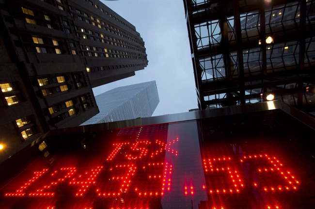 Canadian stock prices are sliding again, extending what's been a tumultuous year for equities.