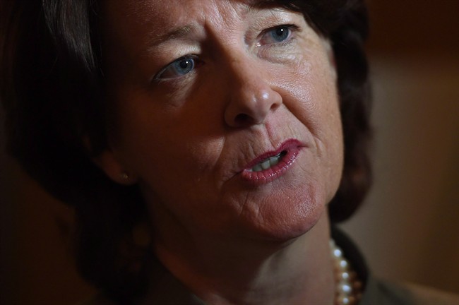 Former Alberta Premier Alison Redford .