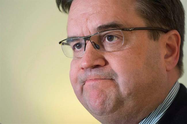 Montreal Mayor Denis Coderre speaks during a news conference in Montreal.