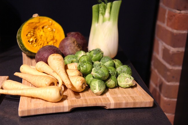 One way to reduce costs is to eat seasonally, such as buying root vegetables.