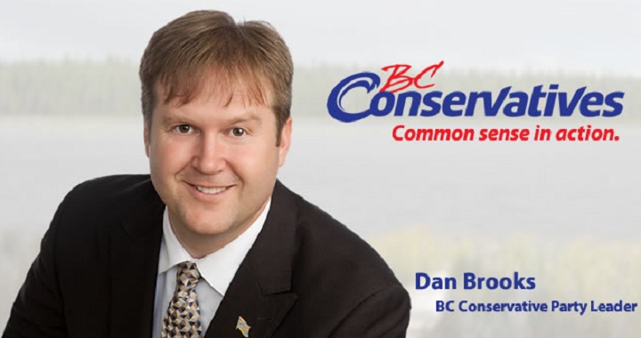Dan Brooks, BC Conservatives leader, stepped down.