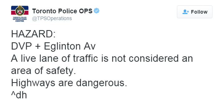 Another Twitter user noted that the tire-changer sounds like “a Darwin Award nominee.”