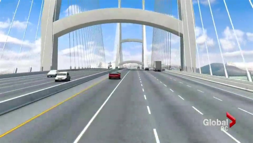 Rendering of proposed Massey Bridge.