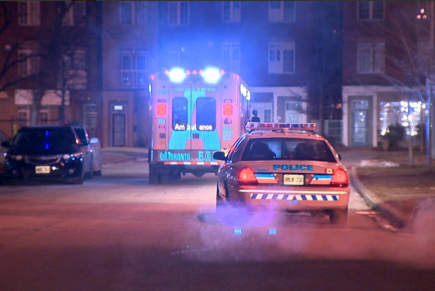 Five people were taken to hospital as a precaution.