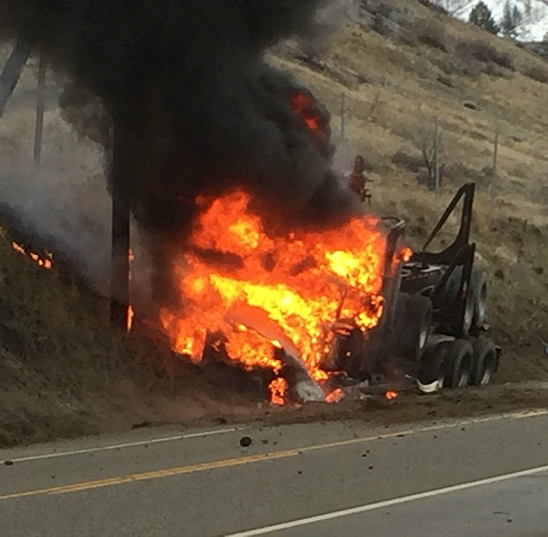 Patient airlifted to hospital after serious Highway 97 crash - image