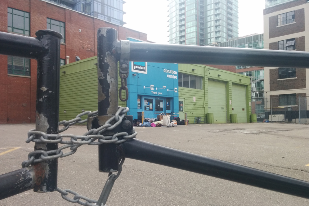 Goodwill's Toronto store on Richmond Street, pictured Jan. 17, 2016, was among those closed.