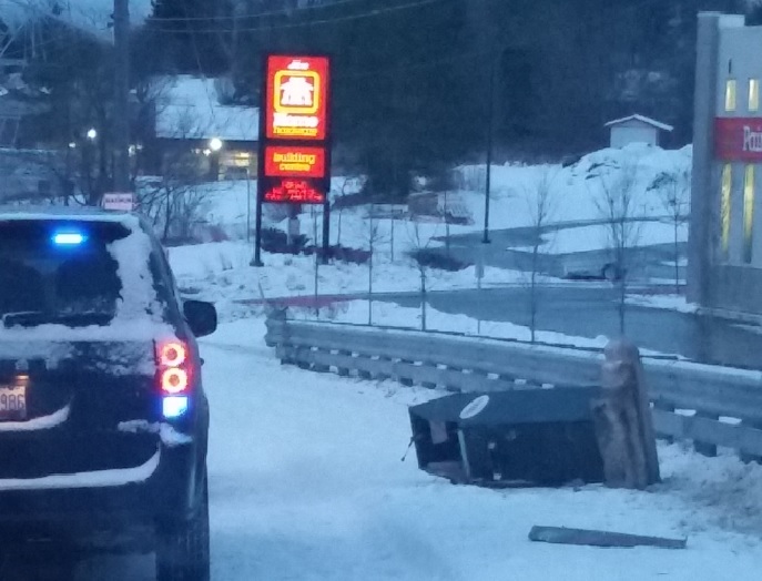 A photograph of an ATM pulled from a hotel in Guelph, Ont. on Jan. 27, 2016.