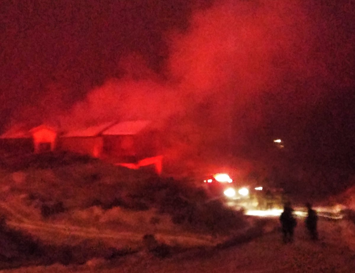 RCMP are investigating a fire at 4115 Hwy 33 East in Joe Rich. 