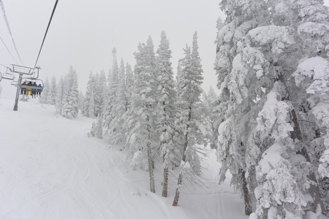 Lift at Steamboat Springs, CO.