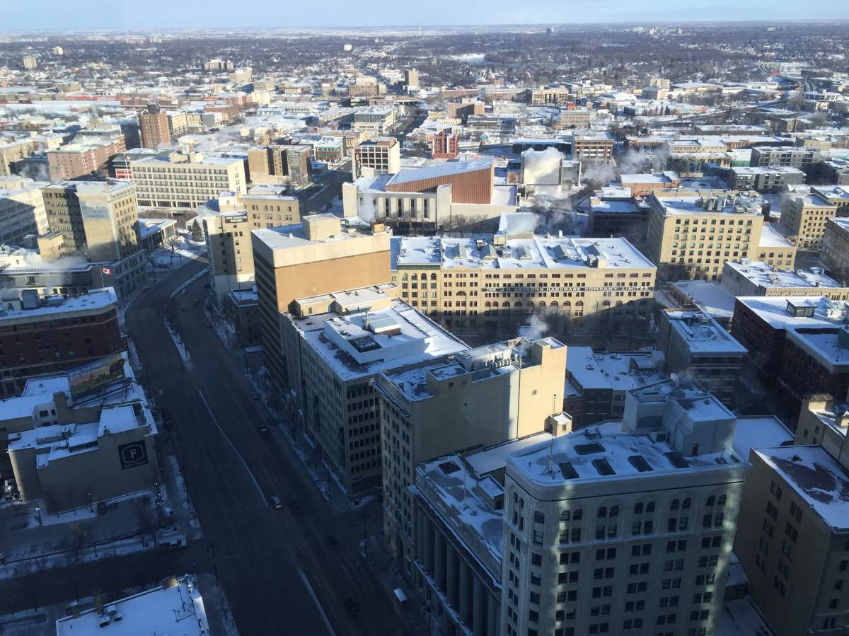 Temperatures reached -34 C on Sunday.