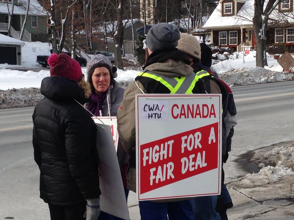 Unionized employees of the Chronicle Herald are on strike.